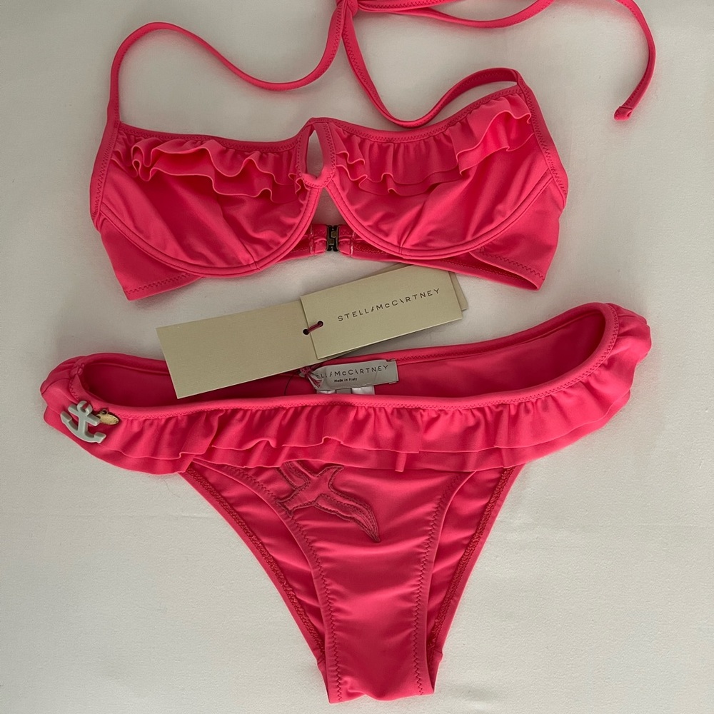 Adorable bikini set by Stella McCartney made in Italy